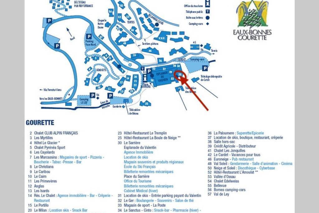 Le Skidoux 2*, Au Pied Des Pistes, Vue Montagne Gourette Kültér fotó